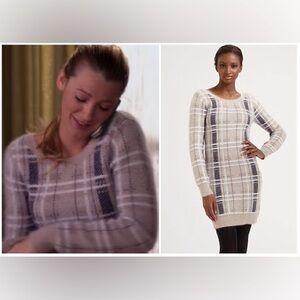 Opening Ceremony Angora Plaid Sweater Dress